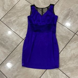 Purple dress with back laced